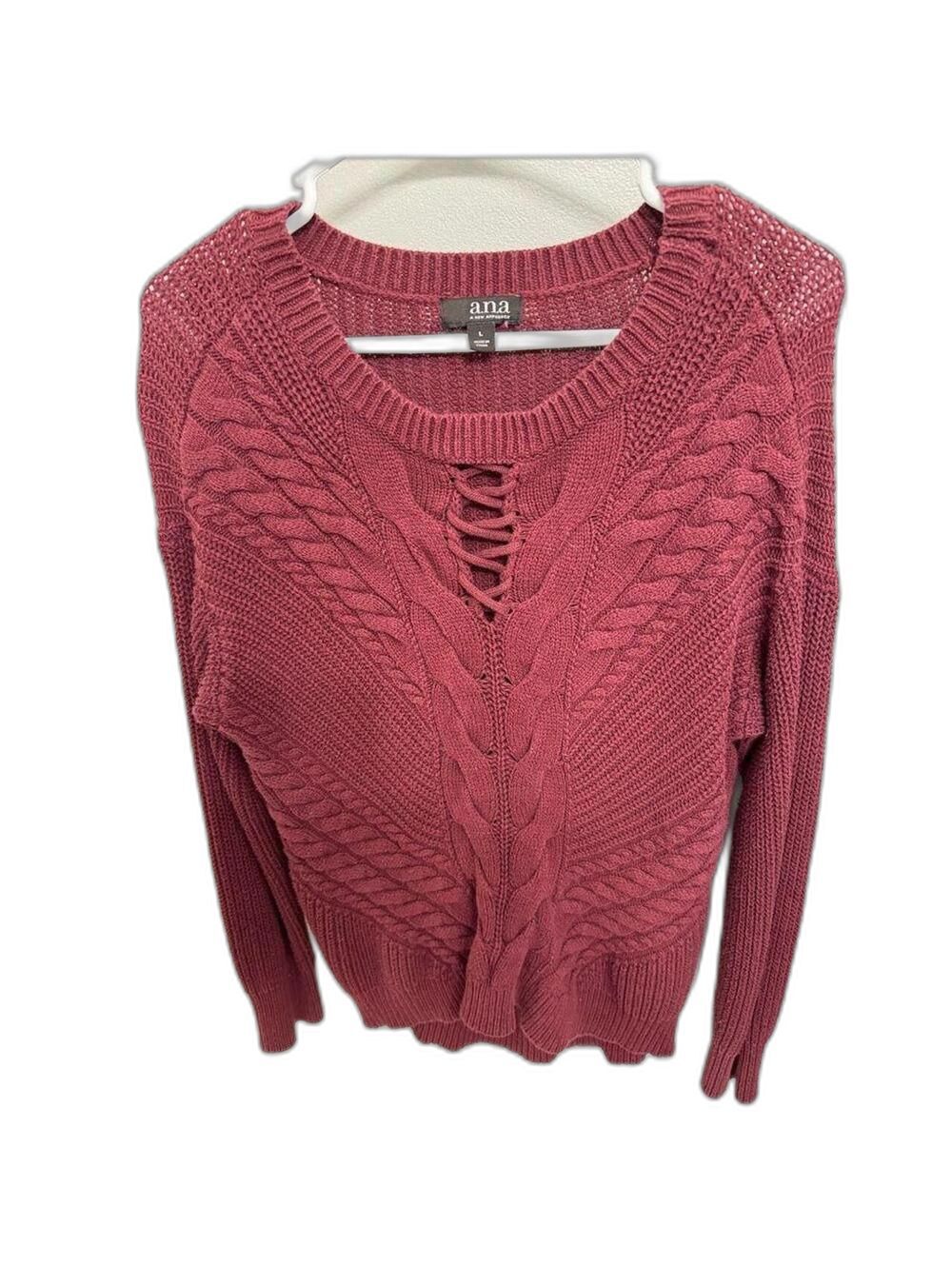 Women's Red Sweater Size LG